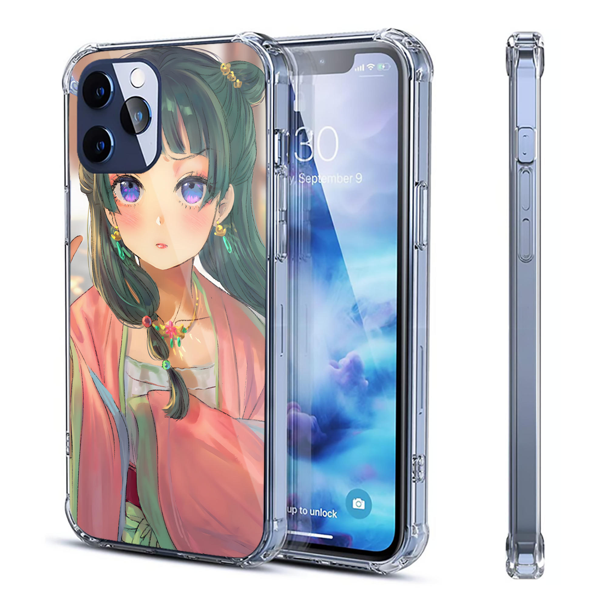 （画像用） 薬屋のひとりごと The Apothecary Diaries 【iPhone 12シリーズ対応】透明スマホケース（クリアソフトケース）